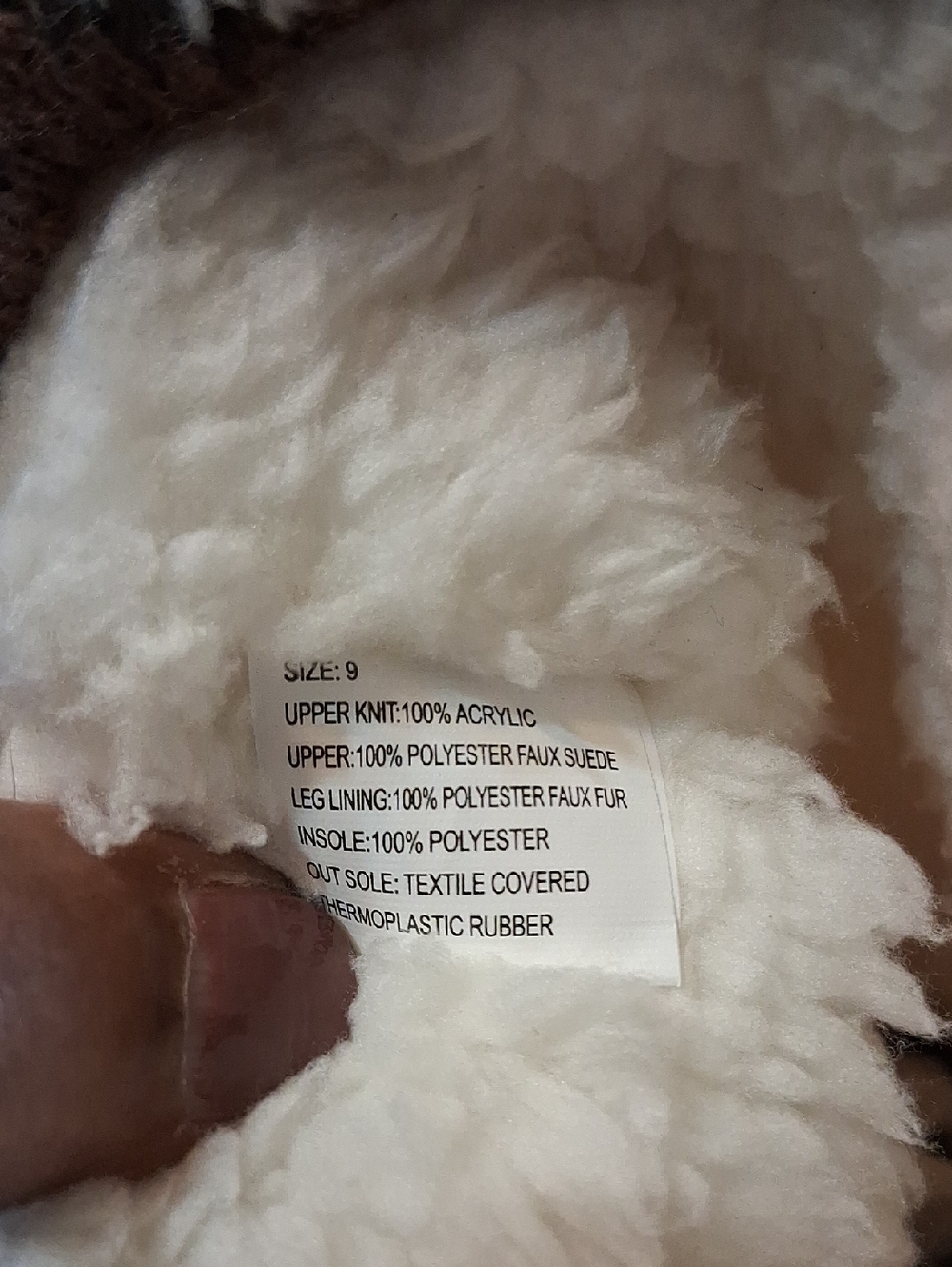 Luk Ees By Muk Luks Knit Button Accent Boot in Cream & Tan - Picture 8 of 10